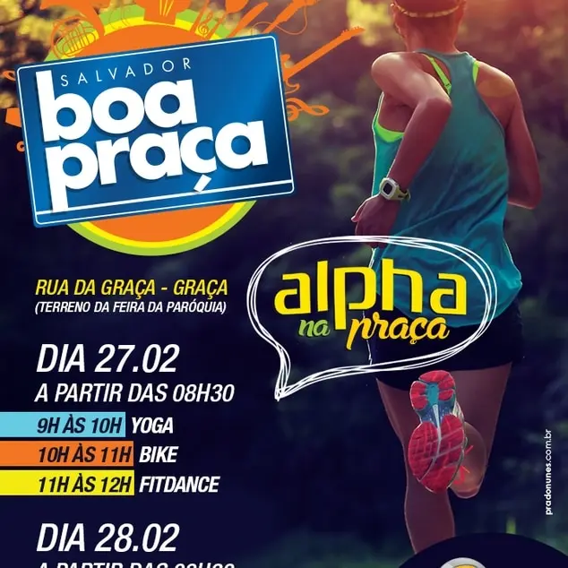 Rede Alpha Fitness leva atividades físicas para o Projeto Boa Praça 