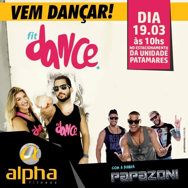 Papazoni e Fitdance agitam aulão de Ritmos especial na Alpha Fitness Patamares