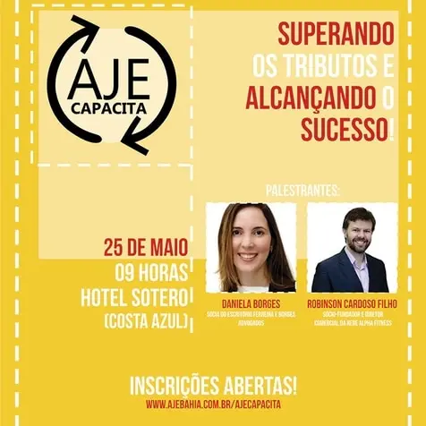 AJE Capacita terá case de sucesso da Rede Alpha Fitness em palestra 