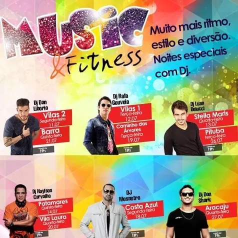 Das pistas para a academia: DJs comandam mais uma edição do Music & Fitness na Rede Alpha Fitness