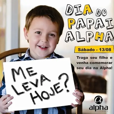 Dia dos Pais da Rede Alpha Fitness terá atividades especiais para os filhos 