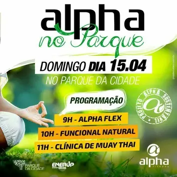 Academia oferece aulas gratuitas no Parque da Cidade neste domingo (15)