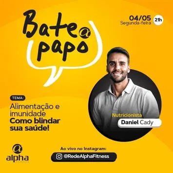 Daniel Cady participa nesta segunda-feira do Bate Papo Alpha